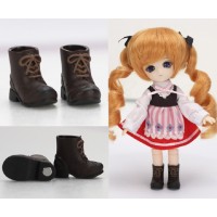 11SH-F005BR-G Obitsu 11cm Doll Shoes Magnet Short Boots Brown 11SH-F005BR-G Obitsu 11cm Doll Shoes Magnet Short Boots Brown