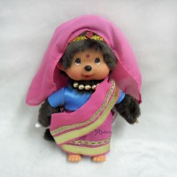 276030 Sekiguchi Monchhichi Plush 20cm MCC National Indian Girl 276030 Sekiguchi Monchhichi Plush 20cm MCC National Indian Girl