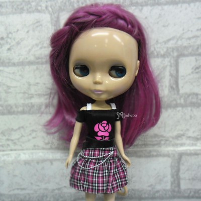 1/6 BJD Outfit Low Waist Skirt + Tee ROSE 400200 1/6 BJD Outfit Low Waist Skirt + Tee ROSE 400200