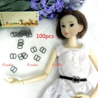 NDA050SXDGY Doll Dress DIY 8x8mm Metal Buckle Dark Grey 100pcs NDA050SXDGY Doll Dress DIY 8x8mm Metal Buckle Dark Grey 100pcs