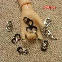 DIY Material 6mm Mini Plate Metal Zipper Head Dark Grey (200pcs) NDA072SXDGY DIY Material 6mm Mini Plate Metal Zipper Head Dark Grey (200pcs) NDA072SXDGY