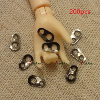 DIY Material 6mm Mini Plate Metal Zipper Head Dark Grey (200pcs) NDA072SXDGY DIY Material 6mm Mini Plate Metal Zipper Head Dark Grey (200pcs) NDA072SXDGY