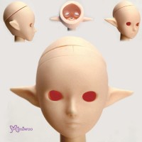 HD-PB-2703W Obitsu 1/6 Dollfie Body Eye Hole Pixy Ear Head White HD-PB-2703W Obitsu 1/6 Dollfie Body Eye Hole Pixy Ear Head White