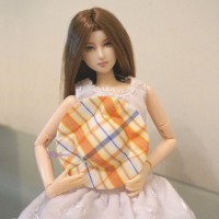 TBD001RAE Momoko Obitsu 1/6 Figure Doll Outfit Mini Hat Orange TBD001RAE Momoko Obitsu 1/6 Figure Doll Outfit Mini Hat Orange