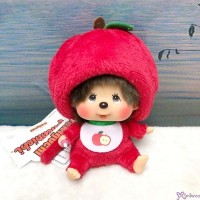 201242 Apple Monchhichi 14cm SS Size Plush Mascot Bean Bag Sitting  