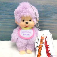 226955 Monchhichi SS Size Colors Keychain Mascot PURPLE (One Piece) ~ 226955 Monchhichi SS Size Colors Keychain Mascot PURPLE (One Piece) ~