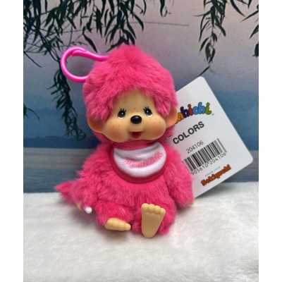204106-CH Monchhichi SS Size Colors Mascot with Plastic Keychain Cherry 204106-CH Monchhichi SS Size Colors Mascot with Plastic Keychain Cherry