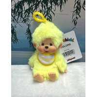 204106-YW Monchhichi SS Size Colors Mascot with Plastic Keychain Yellow 204106-YW Monchhichi SS Size Colors Mascot with Plastic Keychain Yellow
