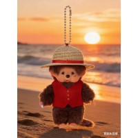 206063 Monchhichi x ONE PIECE Mascot Plush Keychain S2 Luffy ~ PRE-ORDER 206063 Monchhichi x ONE PIECE Mascot Plush Keychain S2 Luffy ~ PRE-ORDER