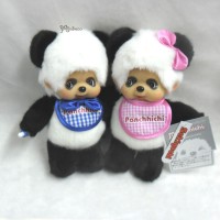 233180 + 233190 Monchhichi Plush 20cm S Size Panda MCC Panchhichi Boy & Girl ~ PRE-ORDER ~ 