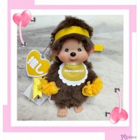 246120 Happy Color Monchhichi Mascot SS Size Keychain Boy Yellow 246120 Happy Color Monchhichi Mascot SS Size Keychain Boy Yellow