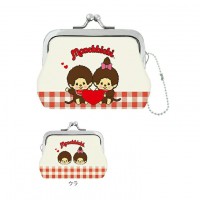 377092 Monchhichi 8.5 x 7.5 x 2cm PU Leather Coin Bag Mascot - White 377092 Monchhichi 8.5 x 7.5 x 2cm PU Leather Coin Bag Mascot - White