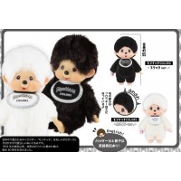 495448 Black & White Flocking Monchhichi 6cm Plastic Mini Figure (2pcs Set) ~ Ver. 6 495448 Black & White Flocking Monchhichi 6cm Plastic Mini Figure (2pcs Set) ~ Ver. 6