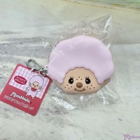 54252 Monchhichi Silicon Coin Bag Purse Pink 54252 Monchhichi Silicon Coin Bag Purse Pink