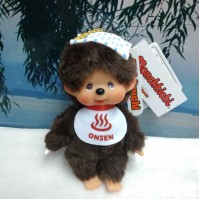 745036 Japan Limited Monchhichi SS Size Keychain Mascot - Onsen 745036 Japan Limited Monchhichi SS Size Keychain Mascot - Onsen