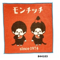 844103 Monchhichi 50th Anniversary 25 x 25cm Handkerchief 844103 Monchhichi 50th Anniversary 25 x 25cm Handkerchief