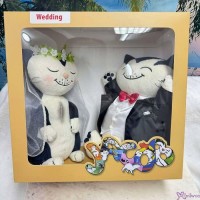 JC25101M Jacob Cat & Meika 30cm Plush - Wedding Box Set ~ RARE JC25101M Jacob Cat & Meika 30cm Plush - Wedding Box Set ~ RARE
