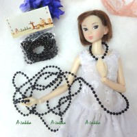 NDA017BLK Doll Dress DIY Craft Tiny Plastic Ball Chain 3mm Black NDA017BLK Doll Dress DIY Craft Tiny Plastic Ball Chain 3mm Black