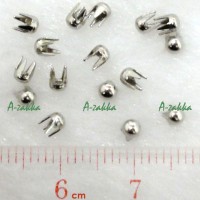 NDA041SLR Doll Dress Making Tools Mini Round Rivet 2.5mm Silver NDA041SLR Doll Dress Making Tools Mini Round Rivet 2.5mm Silver