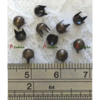 NDA056CPR Doll Dress Making Tools Mini Cone Rivet 4mm Copper NDA056CPR Doll Dress Making Tools Mini Cone Rivet 4mm Copper