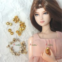 NDA057GLD DIY Dress Tools Metal Mini Mushroom Rivet 5mm Gold NDA057GLD DIY Dress Tools Metal Mini Mushroom Rivet 5mm Gold