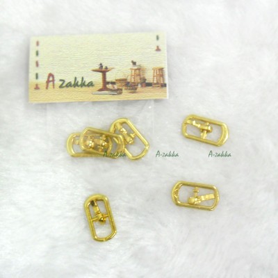 NDA110GLD 17mm x 9mm Metal Rectangle Belt Buckle Gold (3pcs) NDA110GLD 17mm x 9mm Metal Rectangle Belt Buckle Gold (3pcs)