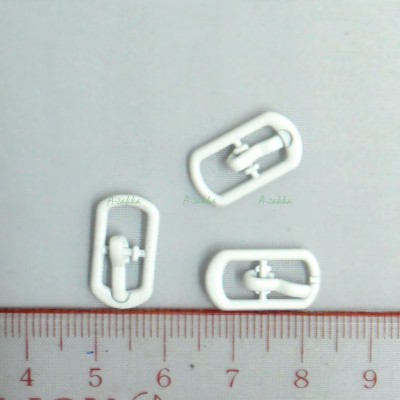 NDA110WHE 17mm x 9mm Metal Rectangle Belt Buckle WHITE (3pcs) NDA110WHE 17mm x 9mm Metal Rectangle Belt Buckle WHITE (3pcs)