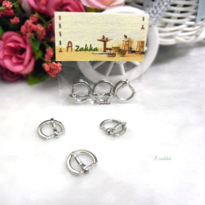 NDA115SLR 14x12mm Metal D-Sharp Belt Buckle Silver (3pcs) NDA115SLR 14x12mm Metal D-Sharp Belt Buckle Silver (3pcs)