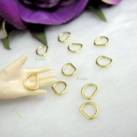 NDA136GLD Bjd DIY Material 6mm D-Ring Buckle Gold (20pcs) NDA136GLD Bjd DIY Material 6mm D-Ring Buckle Gold (20pcs)