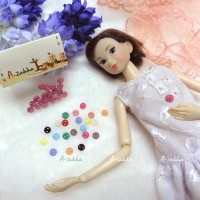 NDB002LPN Doll Dress DIY Crafts Tiny Button Circular 5mm S Pink NDB002LPN Doll Dress DIY Crafts Tiny Button Circular 5mm S Pink
