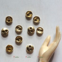 NDB031GLD DIY Materials Round 4mm Metal Mini Button Gold (20pcs) NDB031GLD DIY Materials Round 4mm Metal Mini Button Gold (20pcs)