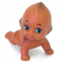 QP-H050-TX1 Obitsu Kewpie Baby 5cm Tan Skin Crawn Doll QP-H050-TX1 Obitsu Kewpie Baby 5cm Tan Skin Crawn Doll