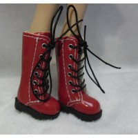 SHP007RED Mimiwoo 1/6 Bjd Neo Blythe Doll Shoes Long Boots Red