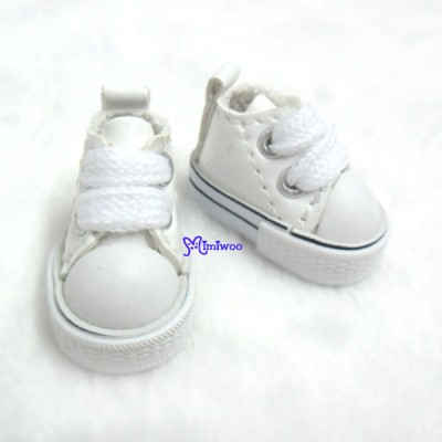 1/6 Bjd Neo Blythe Doll PU Leather MICRO Shoes Sneaker White SHP125WHE 1/6 Bjd Neo Blythe Doll PU Leather MICRO Shoes Sneaker White SHP125WHE