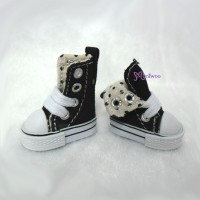 SHP188BLK 1/6 Bjd Neo Blythe Denim MICRO Shoes Folded Boots Black SHP188BLK 1/6 Bjd Neo Blythe Denim MICRO Shoes Folded Boots Black