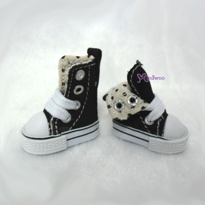 SHP188BLK 1/6 Bjd Neo Blythe Denim MICRO Shoes Folded Boots Black SHP188BLK 1/6 Bjd Neo Blythe Denim MICRO Shoes Folded Boots Black