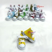 SHS100YEW BJD Doll SD Girl Sneaker PU Leather Shoes Yellow SHS100YEW BJD Doll SD Girl Sneaker PU Leather Shoes Yellow