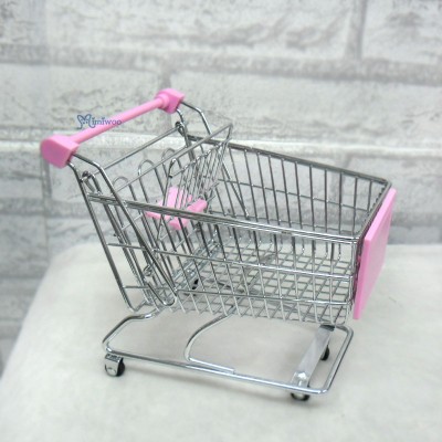 1/6 Bjd Mini Shopping Cart L Pink TBA018PNK 1/6 Bjd Mini Shopping Cart L Pink TBA018PNK