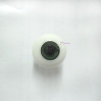 TE14HB14 Doll Glass Eye Ball 14mm Dark Green TE14HB14 Doll Glass Eye Ball 14mm Dark Green