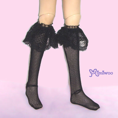 TMS014BLK MSD DOC 1/4 bjd Doll Lace Lolita Stockings Black ~ LAST ONE ~ TMS014BLK MSD DOC 1/4 bjd Doll Lace Lolita Stockings Black ~ LAST ONE ~
