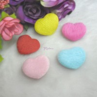 TPS072SET DIY Material 27mm Mini Fabric Heart Mix Color (5pcs) TPS072SET DIY Material 27mm Mini Fabric Heart Mix Color (5pcs)