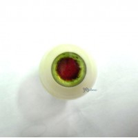 VA16C02 MSD 1/4 Bjd Round Acrylic Meta Doll Eye 16mm Green w Red Iris VA16C02 MSD 1/4 Bjd Round Acrylic Meta Doll Eye 16mm Green w Red Iris
